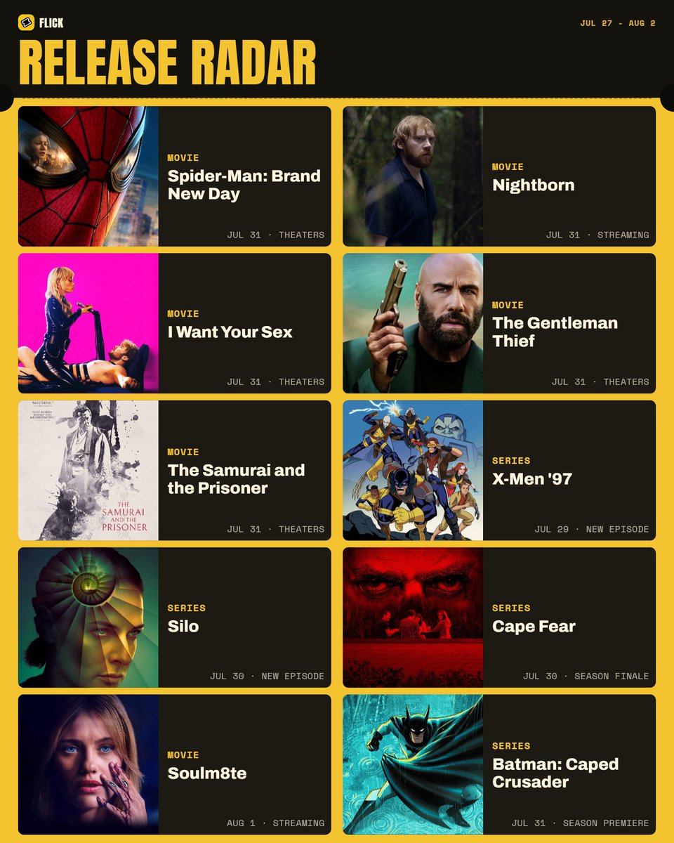 FlickMovieApp's tweet photo. Discover new shows and movies on Flick https://t.co/kLn4BzjfY0
