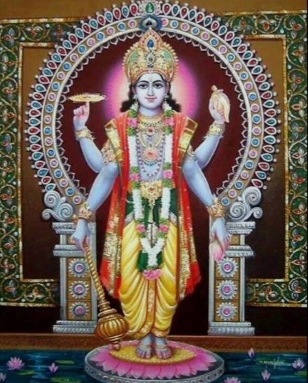 VisheshtaKumar's tweet photo. भगवान विष्णु का आशीर्वाद हमसब के ऊपर हमेशा बनल रहे 🙏🙏🙏

ॐ नमो भगवते वासुदेवाय। 
ॐ नमो नारायणाय।।

शान्ताकारं भुजगशयनं पद्मनाभं सुरेशं विश्वाधारं गगनसदृशं मेघवर्णं शुभांगम्। 
लक्ष्मीकांतं कमलनयनं योगिभिर्ध्यानगम्यं वन्दे विष्णुं भवभयहरं सर्वलोकैकनाथम्॥ https://t.co/jf5WKWG4Qx