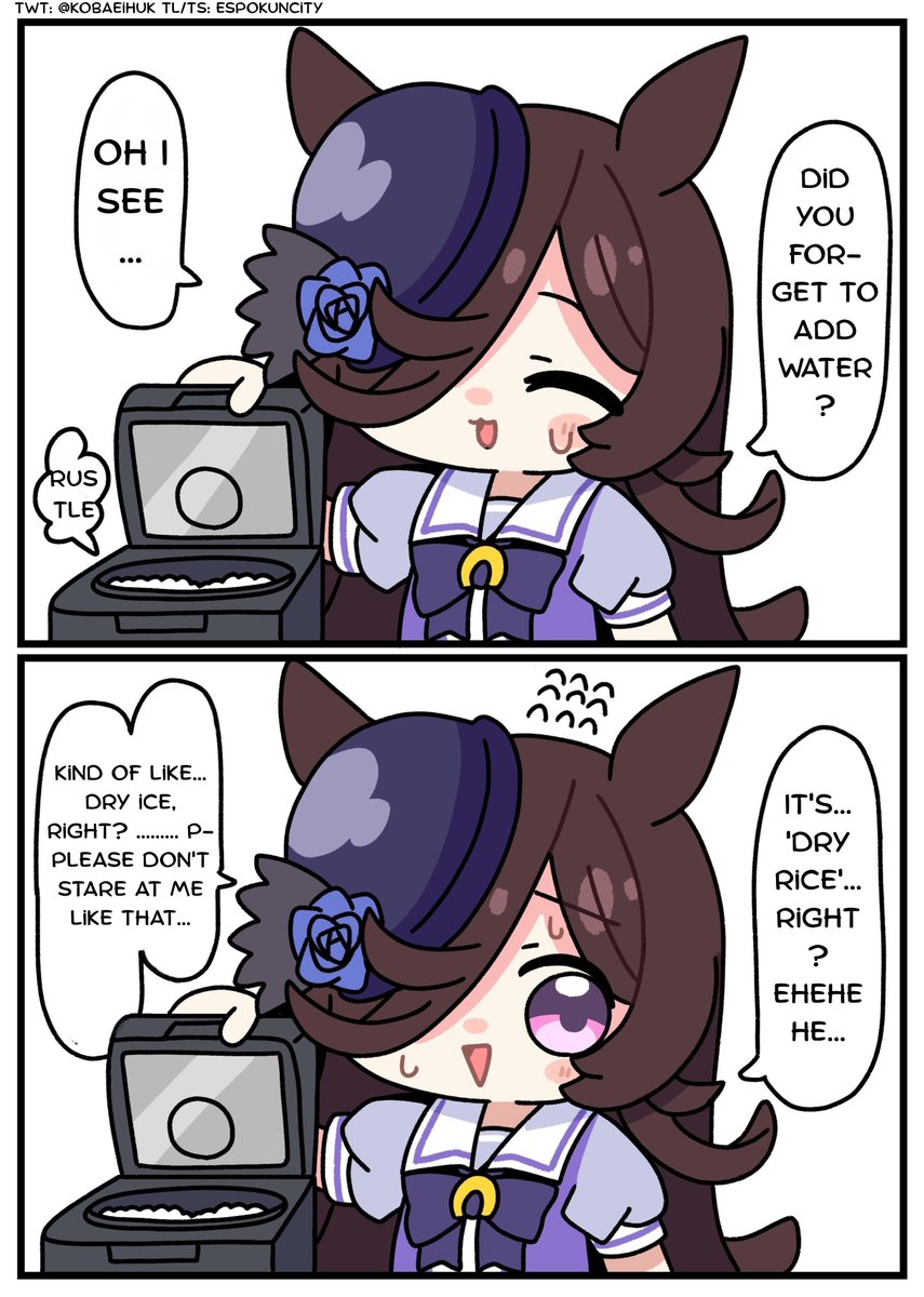 EspokunCity's tweet photo. Umamusume comic by @kobaeihuk 

Please support the original artist's works!

#UmaTranslations #Umamusume #ウマ娘 #ウマ娘譲 #RiceShower https://t.co/pY2Q3CzEYR