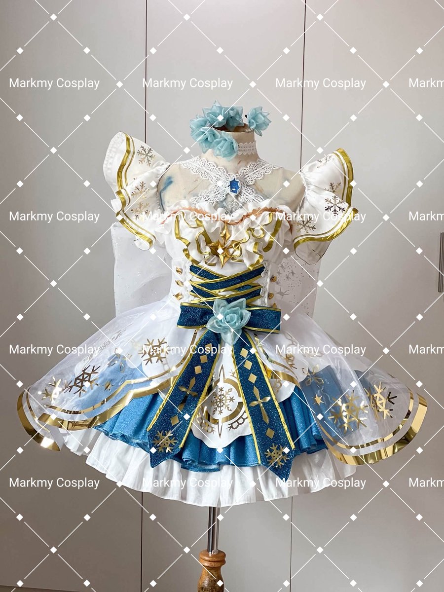 Markmy_Cosplay's tweet photo. らみちゃんのドレスきたーーー！！！🌟
💙💙💙

Lamy-chan dress is done !  !  !   🌟
💙💙💙

#らみあーと #holodream #hololive https://t.co/utV4OArqLZ