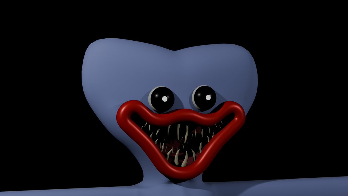 TextureGuy64's tweet photo. Decided to model huggy today. (WIP) https://t.co/clsKmg0A2b