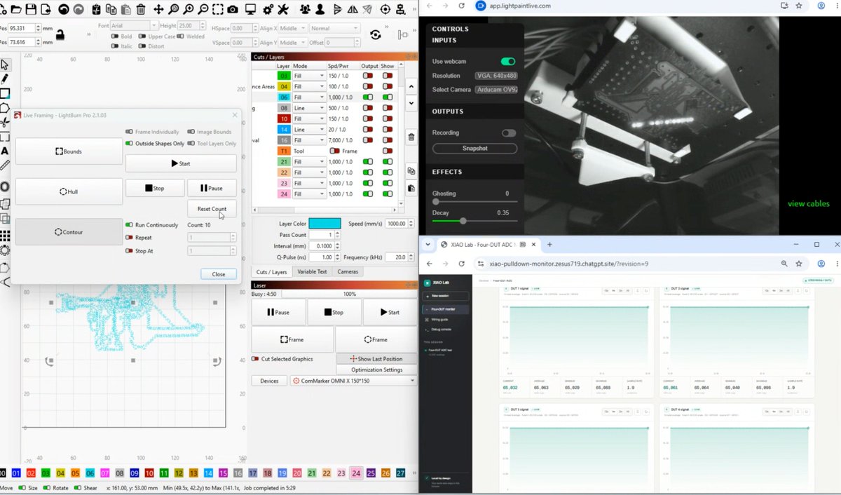 seveibar's tweet photo. very important test running 🤞 https://t.co/9buiKtJBry