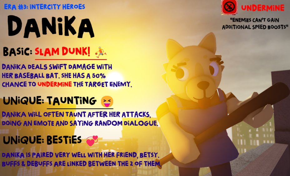 PB3NewsOfficial's tweet photo. The Intercity Era is now in effect! Play Piggy Universal Defense today!

- Day 1: Danika (Tower)

- Day 10: Betsy (Tower)

- Day 20: Mayor Bailey (Tower)

- Day 30: Baren (Tower)

- Day 40: Lonesome Wayfarer (Tower)

- Day 50: Conquest Tower + Marquee Event “Viva La Liberation” https://t.co/TUmOMXuPtH