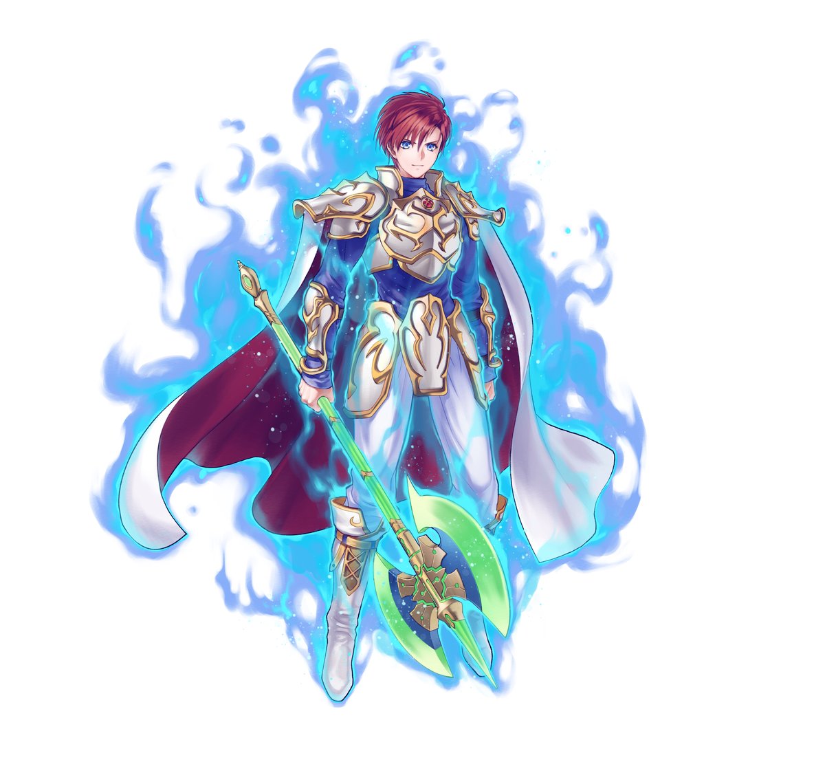 FE_Heroes_JP's tweet photo. 【英雄紹介・系譜の紋章士 リーフ】
リーフさんは、『 #ファイアーエムブレム トラキア776・エンゲージ』に登場されています。
エレオス大陸に顕現した紋章士のひとりです。
「賢王の指輪」に宿っています。
https://t.co/WYm1fIPUzh

CV：鈴村健一
イラスト：北千里 https://t.co/f6sKkyoJ56