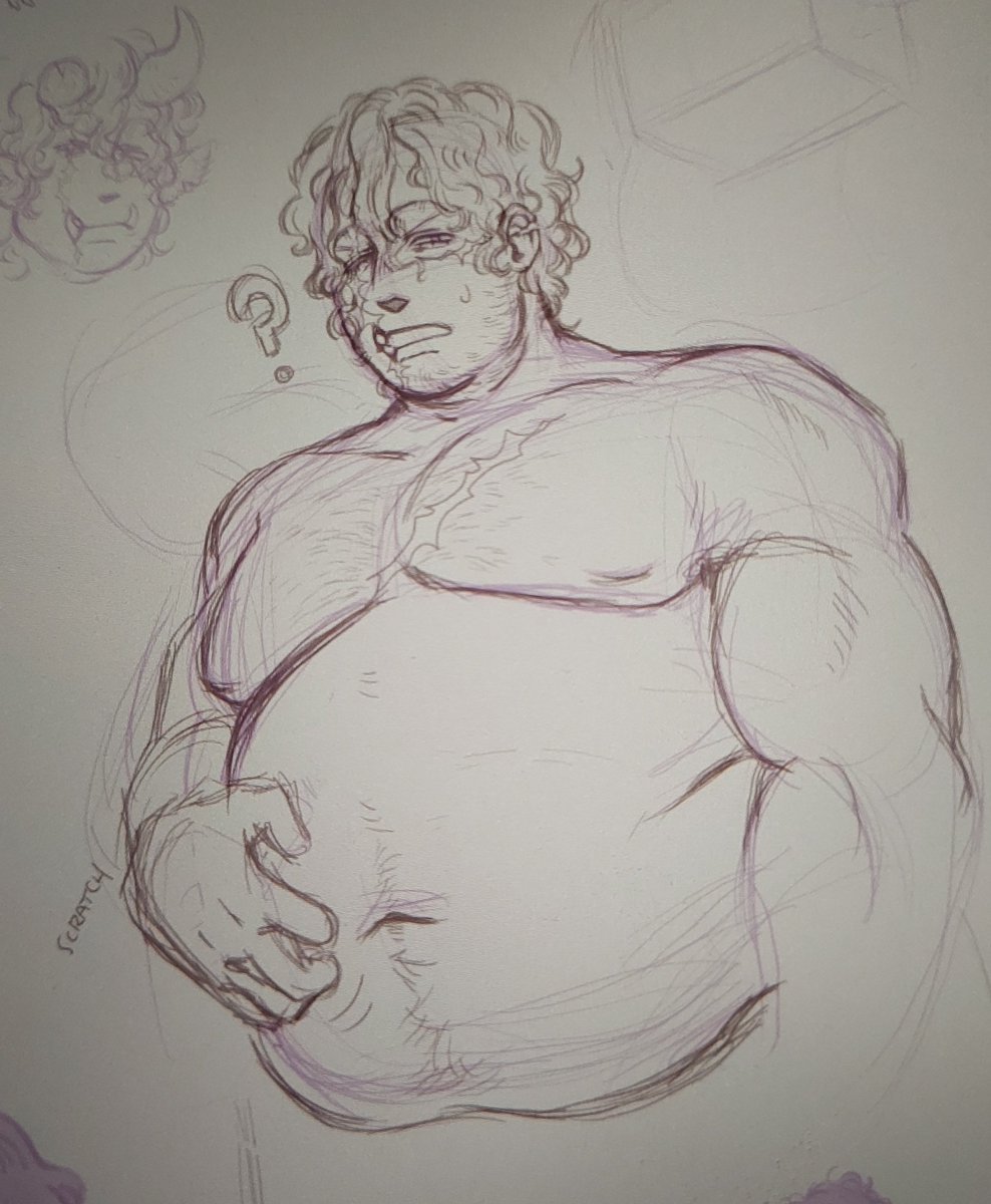 garlic_hoeee's tweet photo. Got caught staring did we?
(apologies for the recent inactivity!)

#bara #fat #oc #originalcharacter https://t.co/8cSuM8xiZV