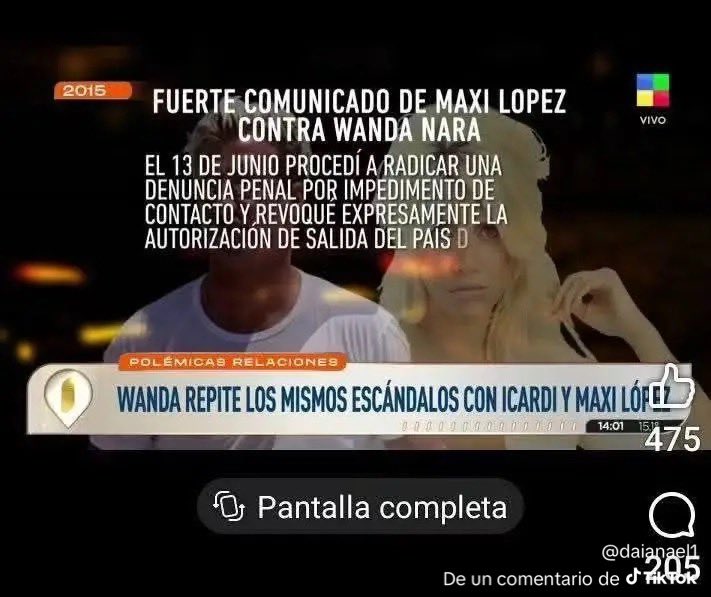 PeteFeInforma's tweet photo. 👀👀👀👀👀👀 Wanda debe de pagar muy bien para que le sigan sosteniendo sus mentiras los periodistas, chimientos y operadores , pero algún día todo saldrá a la luz, me da mucha lástima las niñas envueltas en todas las mentiras de la mamá, como las utilizan, solo para sacarle dinero al padre 😡 #JusticiaParaMauroIcardi