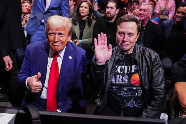 Wyntre999's tweet photo. 👇
Elon Musk jumping into the midterms with a huge investment in a plan to boost Republican voter turnout

The surge will include door-knocking, digital ads and mail to juice turnout.  

Musk's pro-Trump donations through America PAC in 2024 made him the largest individual political donor in a single election cycle in U.S. history.