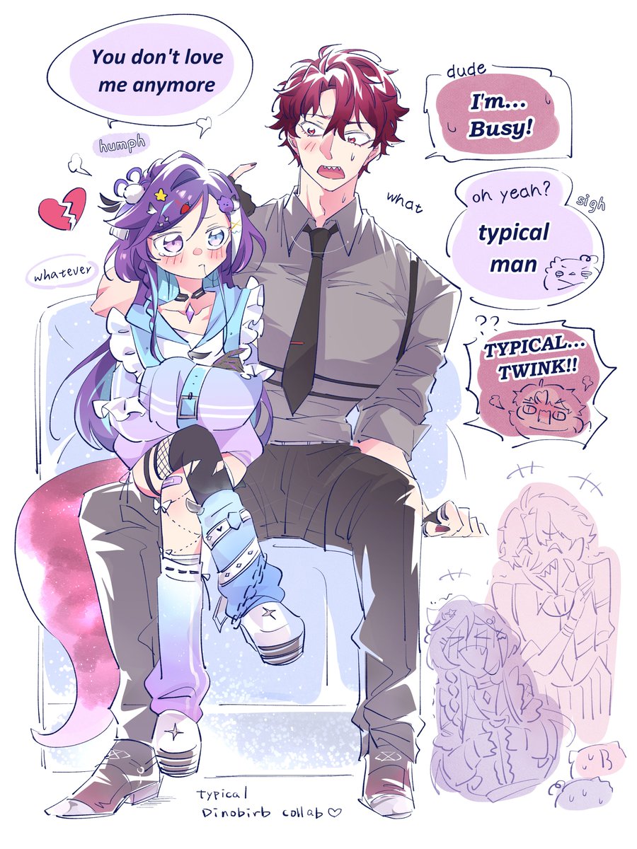 Makoto_Shih's tweet photo. #JurasickArt #PIHAKKASSO 
typical dinobirb collab✨ (timestamp below) https://t.co/suqLQPOnKw