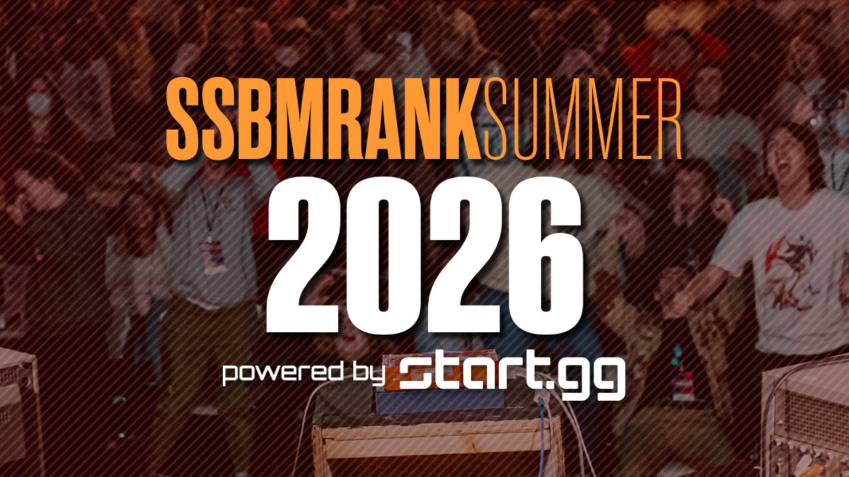 startgg's tweet photo. Summer is here and so is SSBMRank! Find out the best Melee players of the year so far with SSBMRank Summer 2026. 

The countdown begins on Tuesday, August 4th and ends Thursday night with a LIVE reveal of the top ten at Supernova! https://t.co/rD1yeUcW73