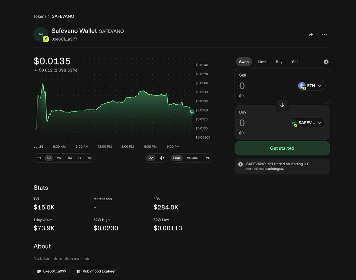 Safevano's tweet photo. OFFICIAL UPDATE 

The malicious token warning previously showing on SAFEVANO across DEXs and token scanner platforms has now been attended to and fully resolved.

You can now trade with confidence. There is no cause for concern.

Thank you for your patience and support. 

We remain committed to building a secure and reliable ecosystem for the Safevano community. 💚

Contract Address
0xe6613D2Bbd5f5C5bb203C36eE414ffaA4a47a977