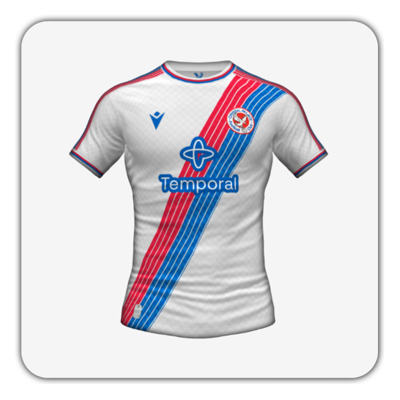DJftball's tweet photo. Crystal Palace 2026/27 Home and Away Kits
#CPFC
#AwayKit 
#HomeKit
#อู๋แอคชั่น
#บังอู๋ครีเอท https://t.co/6kn4gIc9GP