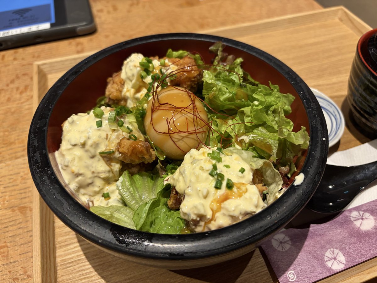 sauner_naniwa's tweet photo. かるまる池袋　

アウフ：22時
岩：3
ケロ：2

夜朝、合わせて6セット♨️

唐揚げタルタル丼は、安定の旨さ🍺

＃かるまる池袋 https://t.co/SOgjeJZ0vR
