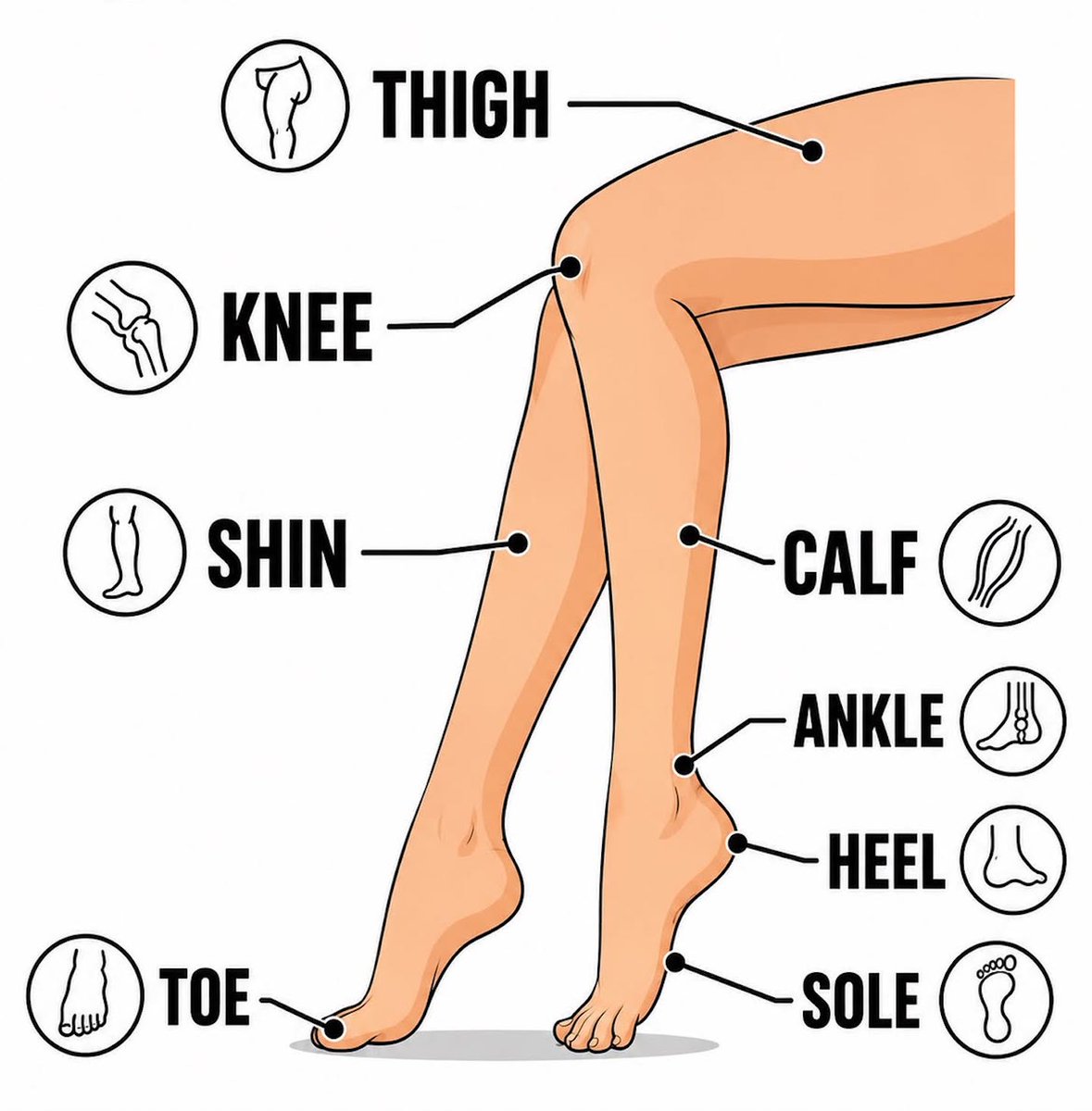 RealEvilEnglish's tweet photo. Parts of the Leg https://t.co/qMqFp5RC8b
