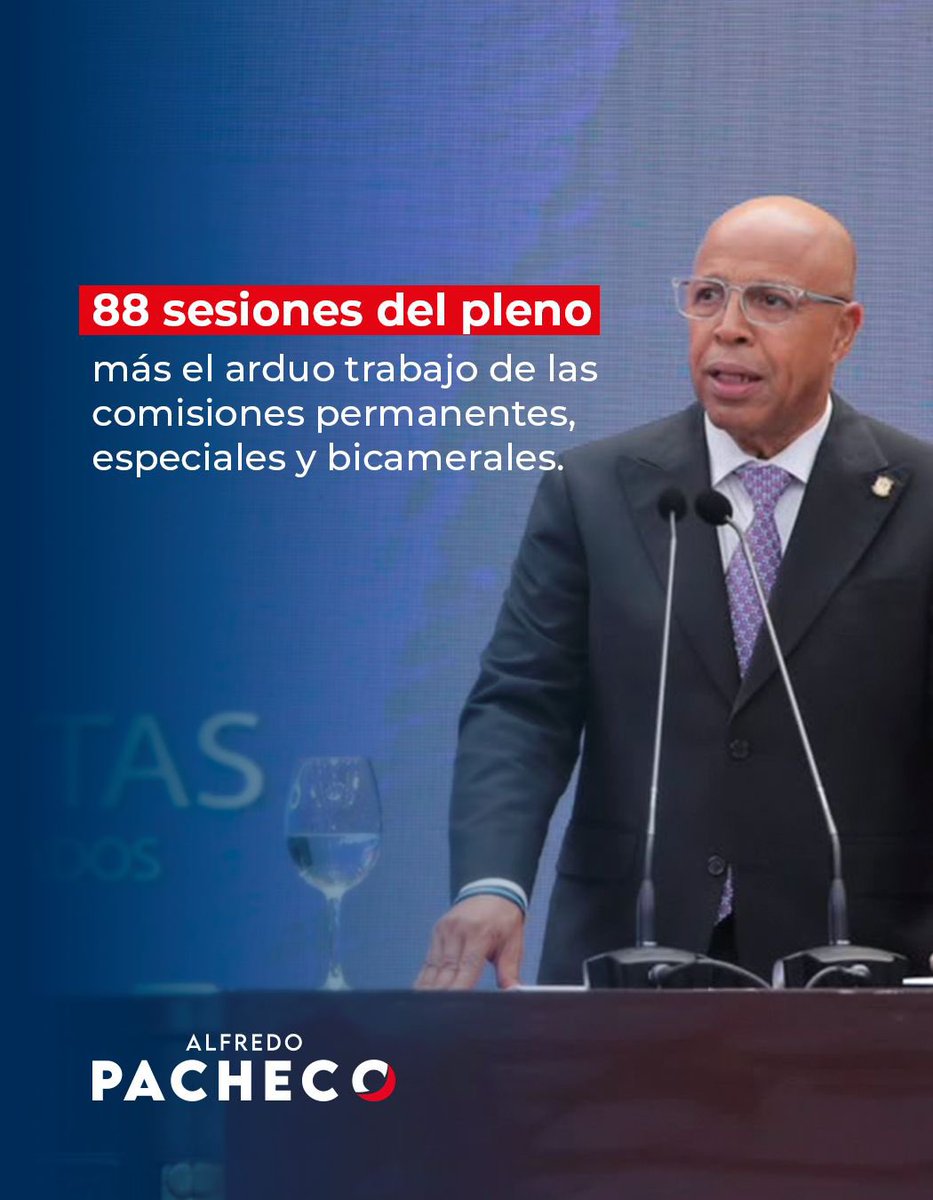Pachecoalfredoo's tweet photo. Este periodo legislativo 2025-2026, se pueden evidenciar resoluciones y proyectos que impactan en la vida de la gente, desde lo social hasta lo económico; decisiones que fortalecen nuestra democracia.

#CongresoRindeCuentas2026 #PachecoRindeCuentas2026 #DiputadosRD https://t.co/5tNmtGr2JB