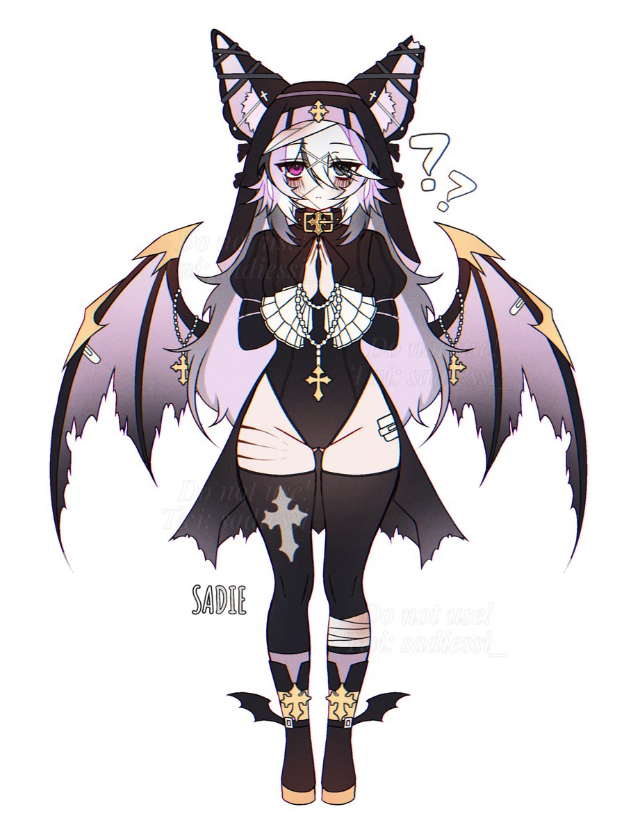sadiessi_'s tweet photo. ⊹ 💤  Sleepy Nun 💤 ⊹

⊹SB: $45 💤
⊹Mi:  - 
⊹AB:  $345 + back view 🔃

⊹ No rules
⊹ No refunds
⊹ Payment — PayPal
⊹ Commercial use: from $99
⊹ Minor changes can be made
⊹ Payment plan available at AB 

#Vtuber #adoptable #adopts #characterdesign https://t.co/po8g7URSwQ