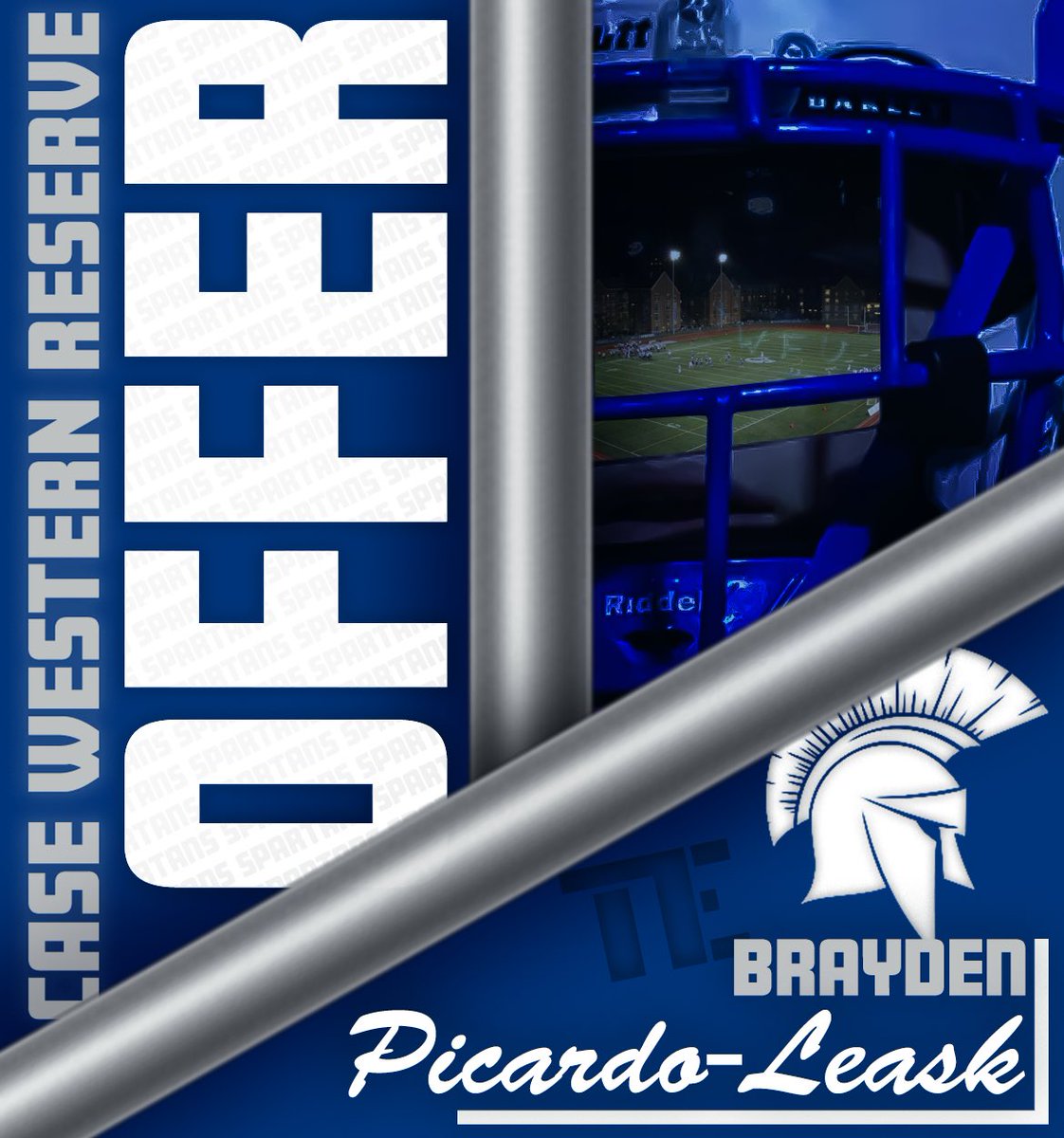 bpicardoleask11's tweet photo. Blessed to announce my 4th collegiate offer from Case Western Reserve University!!

Thank you @CoachSlesh !

@CWRUFootball @Coach_LTech @4for40sports https://t.co/roc4DeVWa6