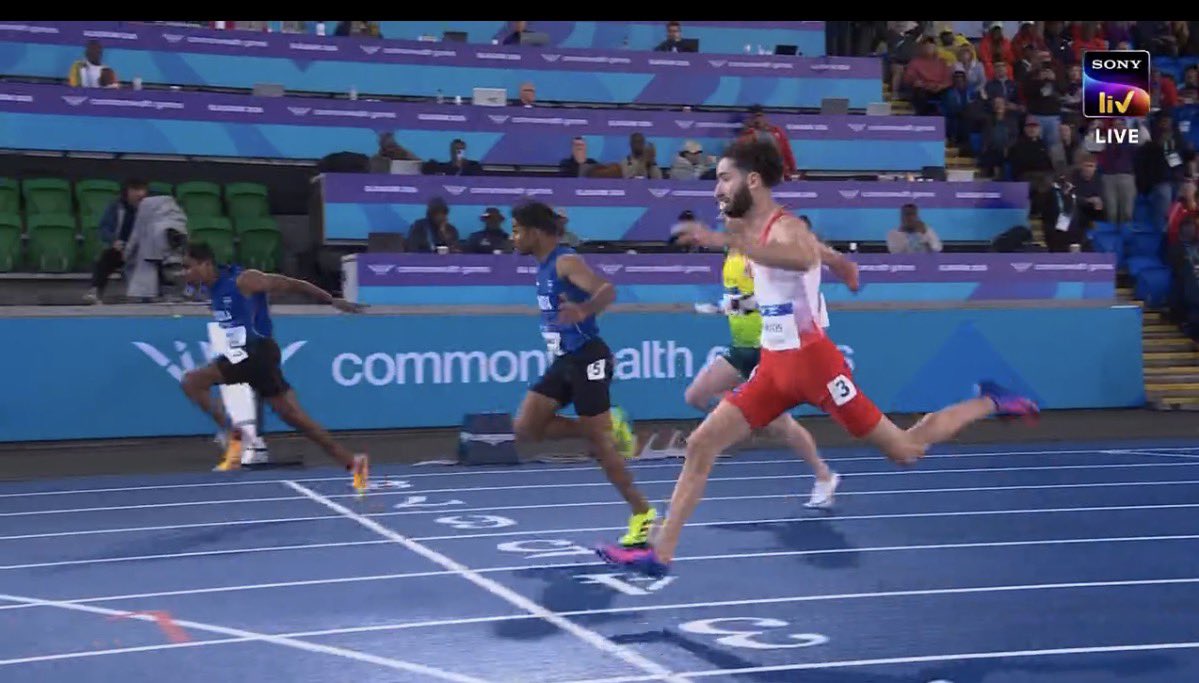 TheKhelIndia's tweet photo. That’s was some incredible race by Dilip!

- Came accelerating from back &amp; won a Gold Medal for India at CWG 2026 🇮🇳 https://t.co/dw84ysKi7z