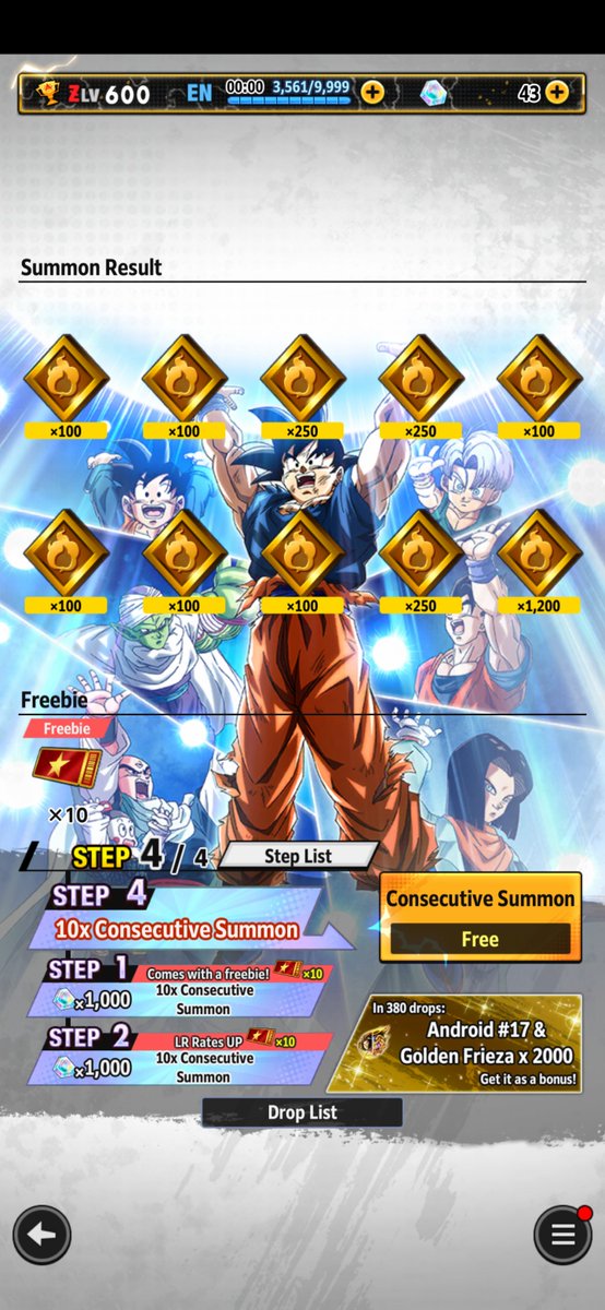 PLSFIXS24ULTRA's tweet photo. @DB_Legends Thank you for the 1000 ccs in the gift😍😍😍 https://t.co/YTjcNRpf5Y