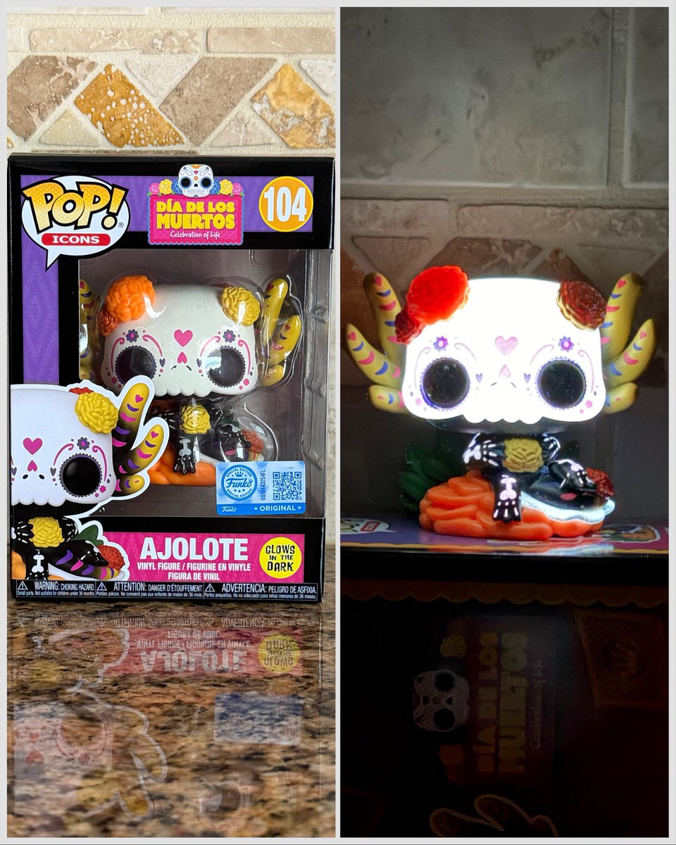 DisTrackers's tweet photo. 📭📦 Glow Check: EE exclusive Ajolote!
.
#DiaDeMuertos #Funko #FunkoPop #Collectibles https://t.co/wr32zjAxS1