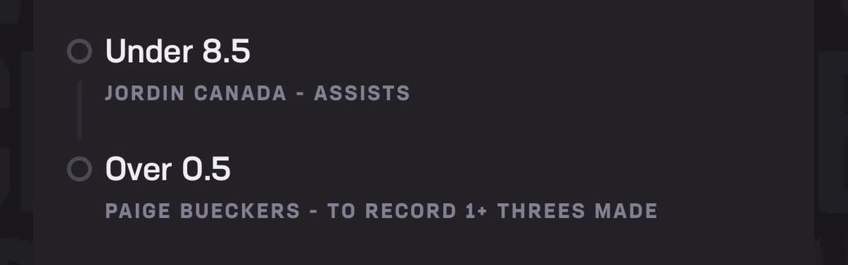 CMGiants's tweet photo. WNBA Play 🏀 (+115 Hardrock)

Canada under 3/3 H2H and under 62% of total games and 10/13 road games. 

Paige has hit 1 3PM in 96% of games this season, adding it as a sprinkle for the + value

❤️ if tailing!

Free discord: https://t.co/QMTBIoYl38 

#Hardrock #WNBA #PlayerProps https://t.co/hVDg65MHEQ