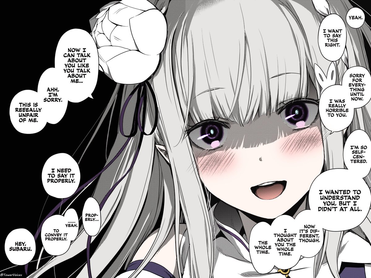 TowerVoices's tweet photo. Nah, missing the part where emilia enters satella mode and gets straight up terrifying 😂😂 https://t.co/ZCGX6oMenh