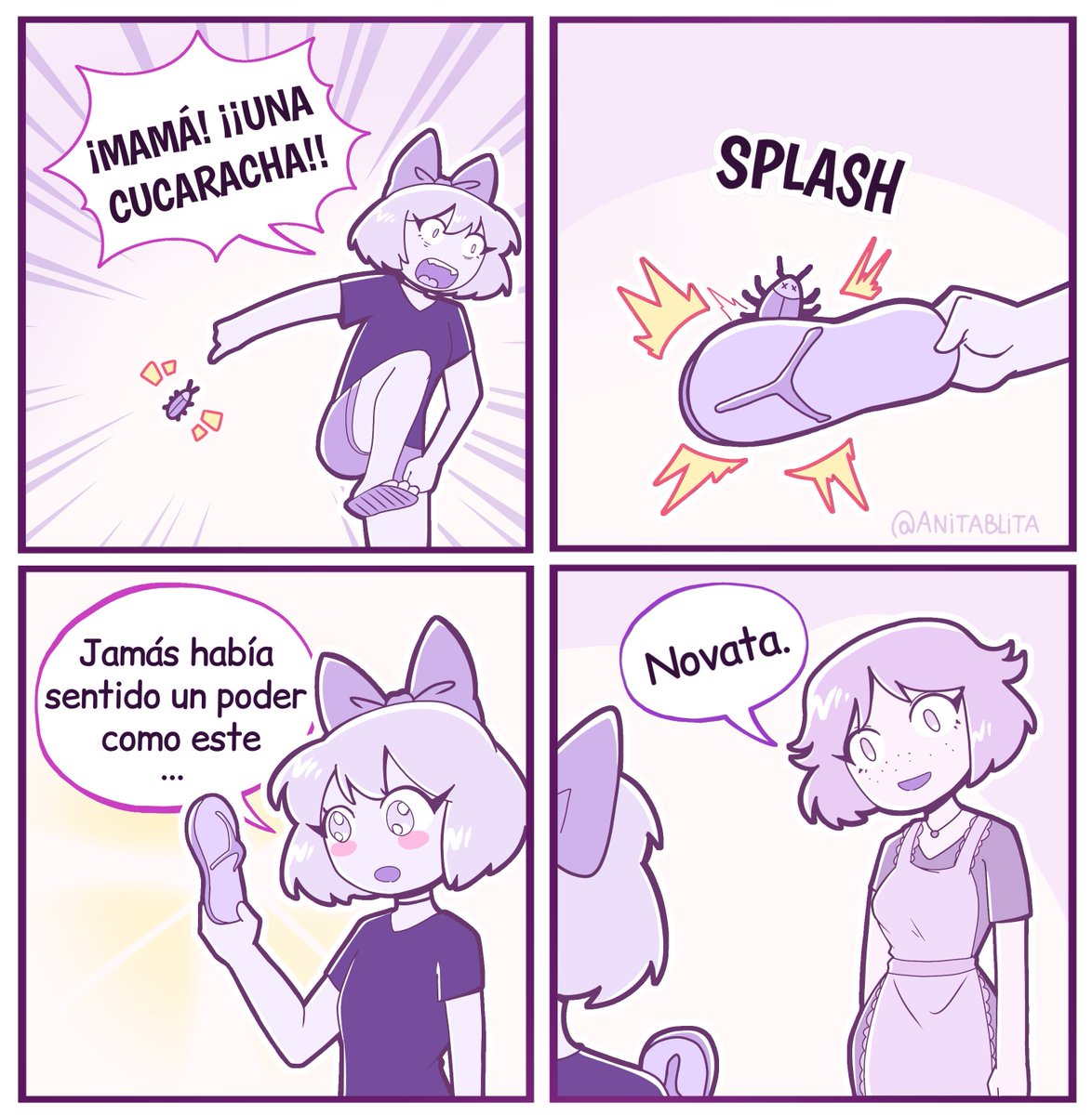 anitablita's tweet photo. El arma secreta de toda madre que la ciencia aún no puede explicar. 🩴💥 #Humor #CosasDeMadres #Meme https://t.co/FmFAe0FKRa