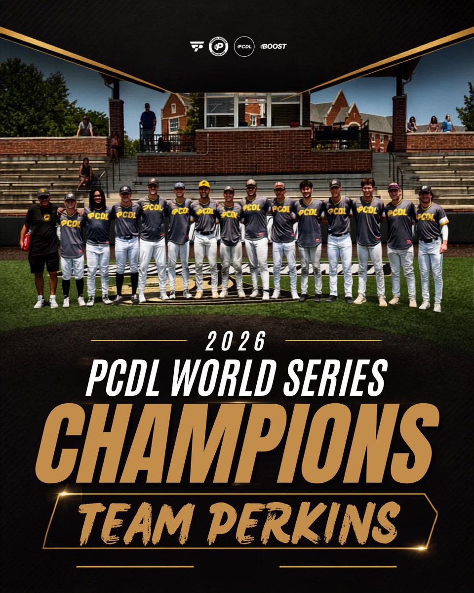 premierpitching's tweet photo. Congratulations to Team Perkins on the 2026 PCDL World Series Championship! @PCDL_bsb #DominateTheZone @howell_baseball https://t.co/j5RztinYjc