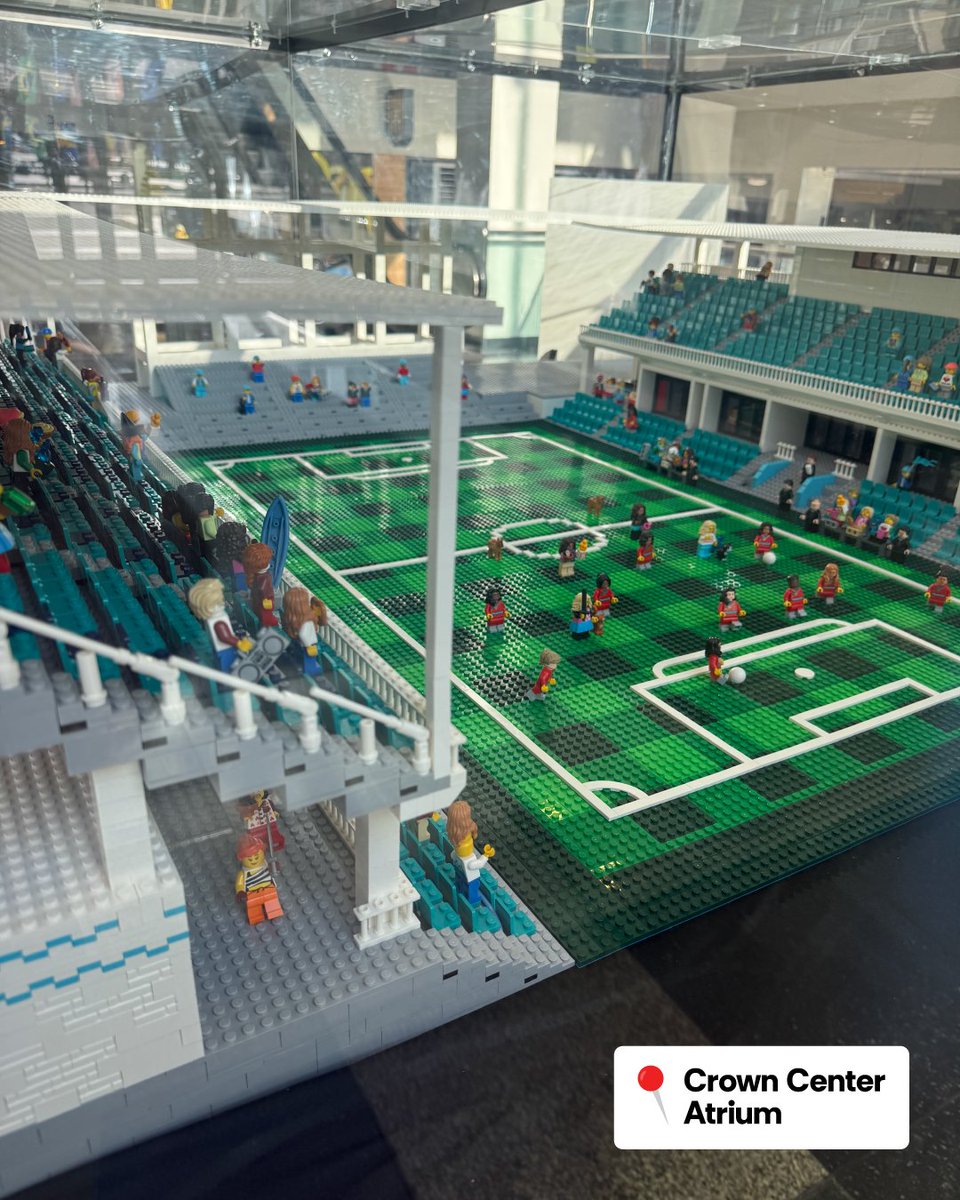 CrownCenter's tweet photo. Fan Fest may be over, but summer fun continues at Crown Center! ☀️ 

Check out the LEGO® model of CPKC Stadium until August 16, explore The Pigeon Comes to Kansas City! exhibit, or catch Pete the Cat at The Coterie.
Plan your visit at https://t.co/ejVpVVK7My https://t.co/EeRStH0XOU