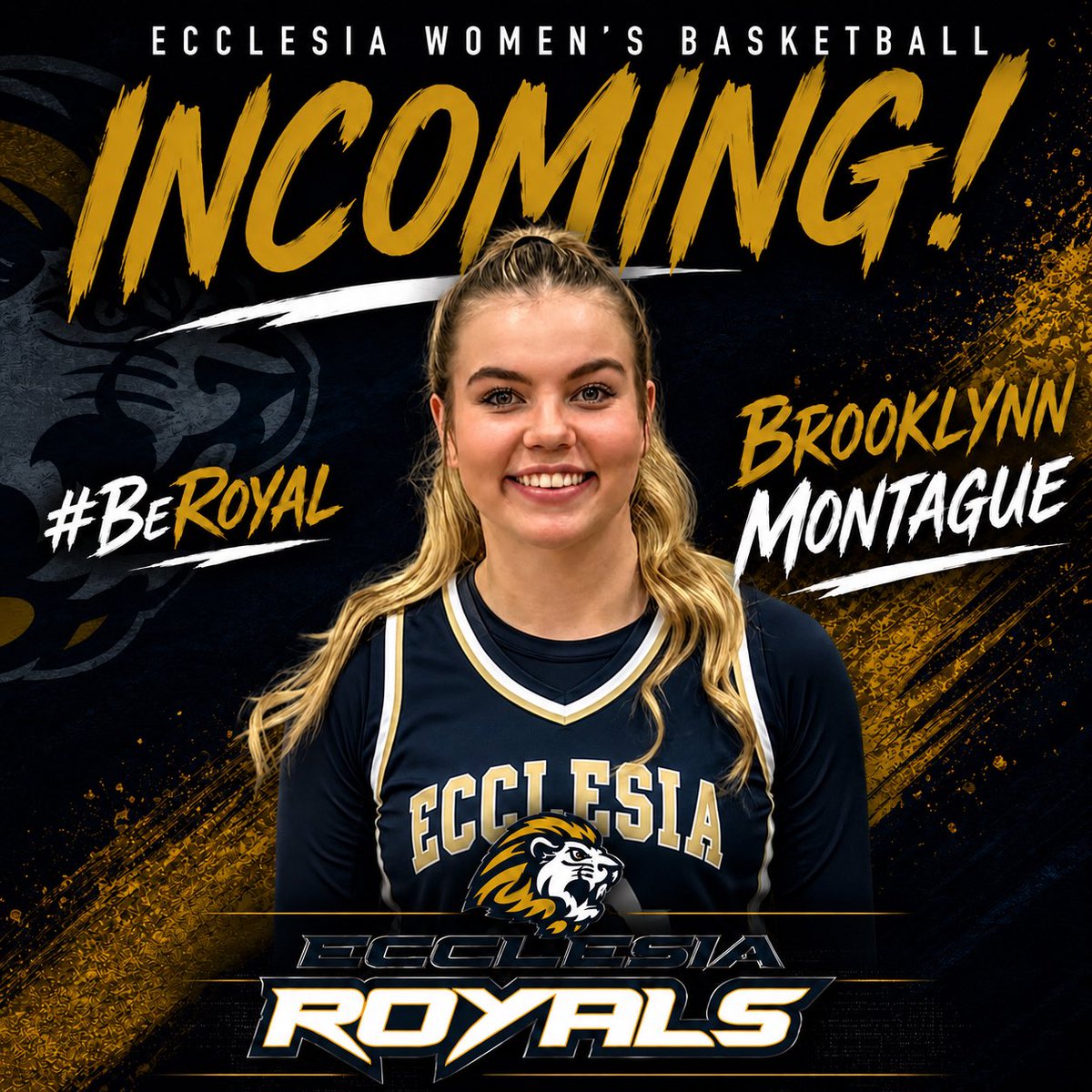 ECLadyRoyalsWBB's tweet photo. 🦁PROCESS COMPLETE.
Welcome aboard, Brooklyn Montague! 🦁
#RoyalNation, let’s show some love for our incoming freshman post! At 6’0” with legit size, rebounding instincts, and a solid scoring touch, she has the ability to impact us right away.
#GoRoyals 🦁🔥 https://t.co/dUOk2BiWZY
