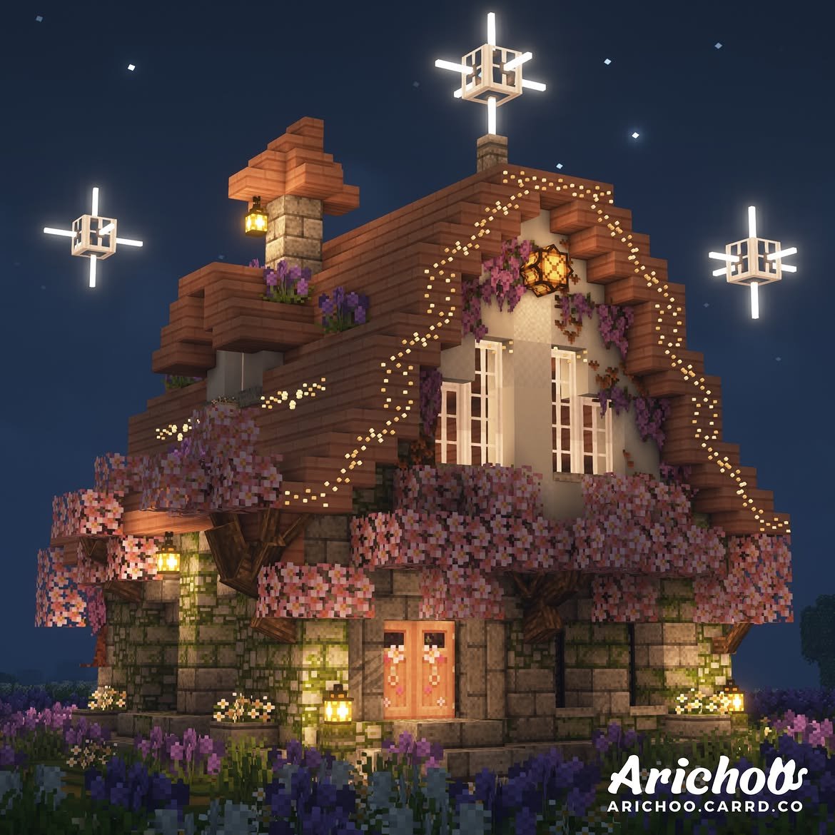 Arilymc's tweet photo. - Magical Build Ideas -
Most of them are build with Mizunos16craft 💜✨️
#minecraft #minecraftbuildideas #magiccore https://t.co/rVpSimBv6F