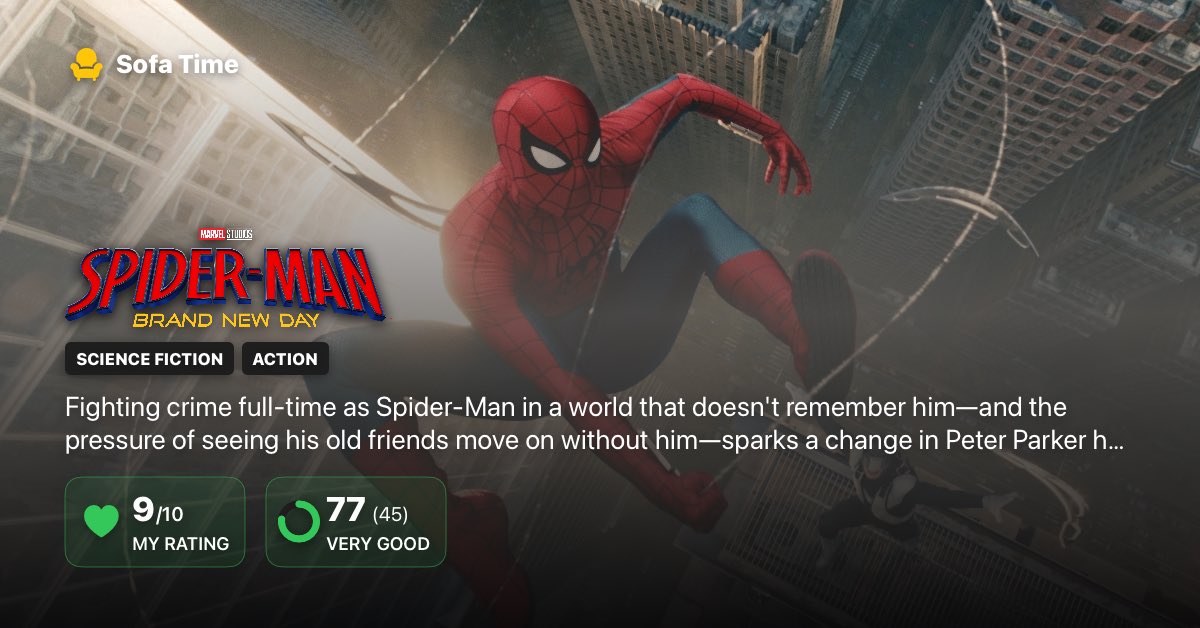 timtam993's tweet photo. Spider-Man: Brand New Day is a masterpiece. Tom Holland and Sadie Sink are phenomenal. A powerful story of loneliness, hope, and sacrifice with Stranger Things mystery vibes. Sadie Sink deserves an Oscar nomination. 🕷️❤️🏆 #SpiderManBrandNewDay  #sadiesink https://t.co/H1FJH0wDi2 https://t.co/VZQ1N8P7Sh