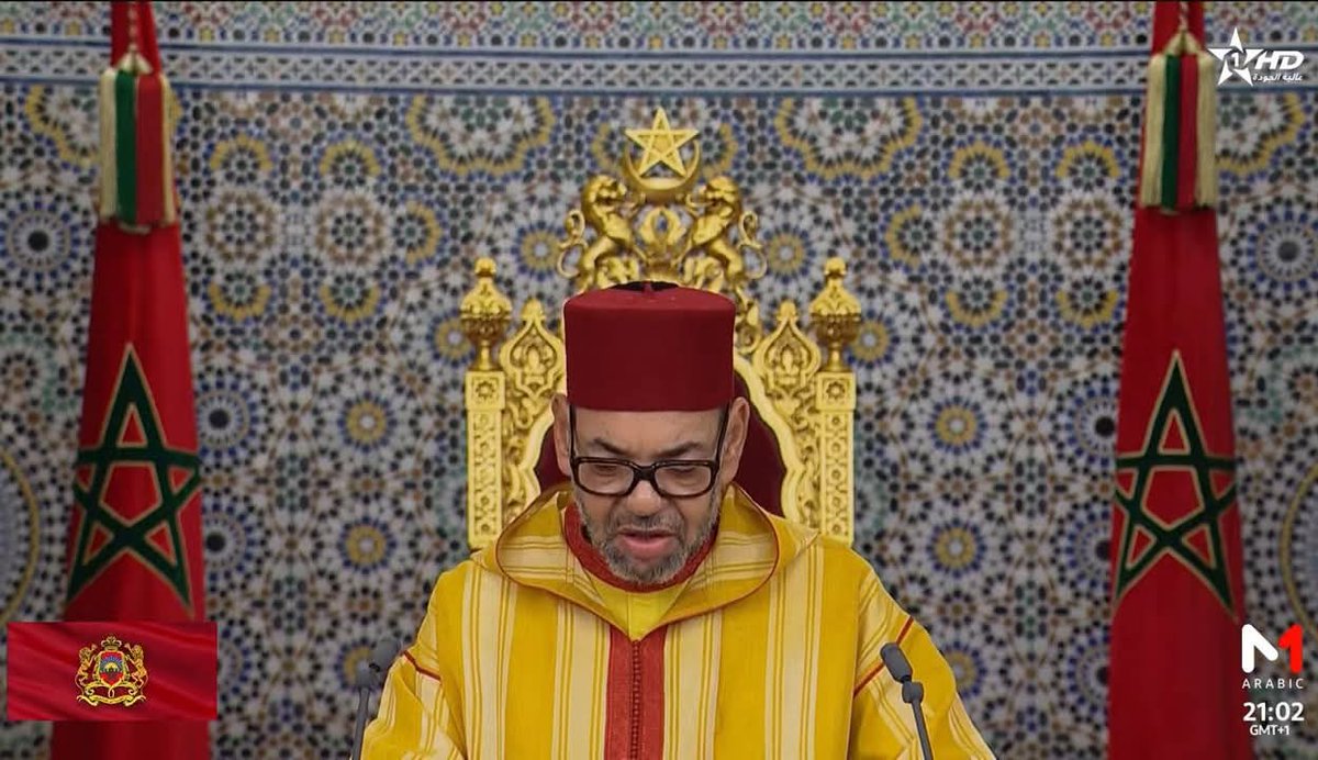 AdilPRO15's tweet photo. من خطاب جلالة الملك محمد السادس 🎙️ : لم أبحث يومًا عن مجد شخصي أو اعتراف بدور ريادي على المستوى القاري أو الدولي،🇲🇦❤️
 #عرش_مجيد_وعمرمديد https://t.co/XzSyZrm9lB