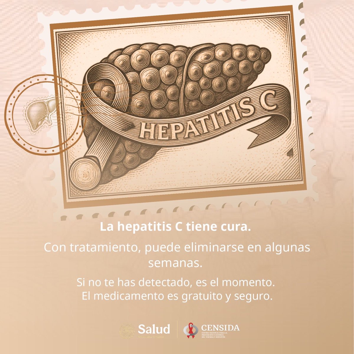 CdmxClinica's tweet photo. La hepatitis B se previene con vacuna. La hepatitis C tiene cura.
Fatiga, náuseas o piel amarillenta pueden ser señales de alerta — no esperes a sentirlas.
📍 En Clínica Condesa, la prueba y el tratamiento son gratuitos. #DíaMundialContraLaHepatitis, hazte la prueba. 
#Protégete https://t.co/HVii8UZwZZ