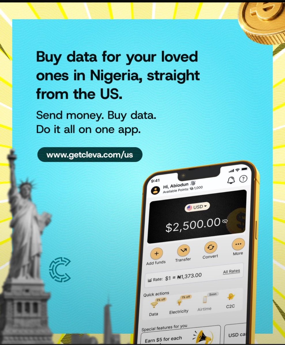 Orya9765's tweet photo. ❤️Why I love Cleva❤️

I love Cleva because it makes sending, receiving, and managing money simple, fast, and reliable. A smooth experience every time! 💙
#ClevaisThree  @clevabanking https://t.co/i9EaFoEjkZ