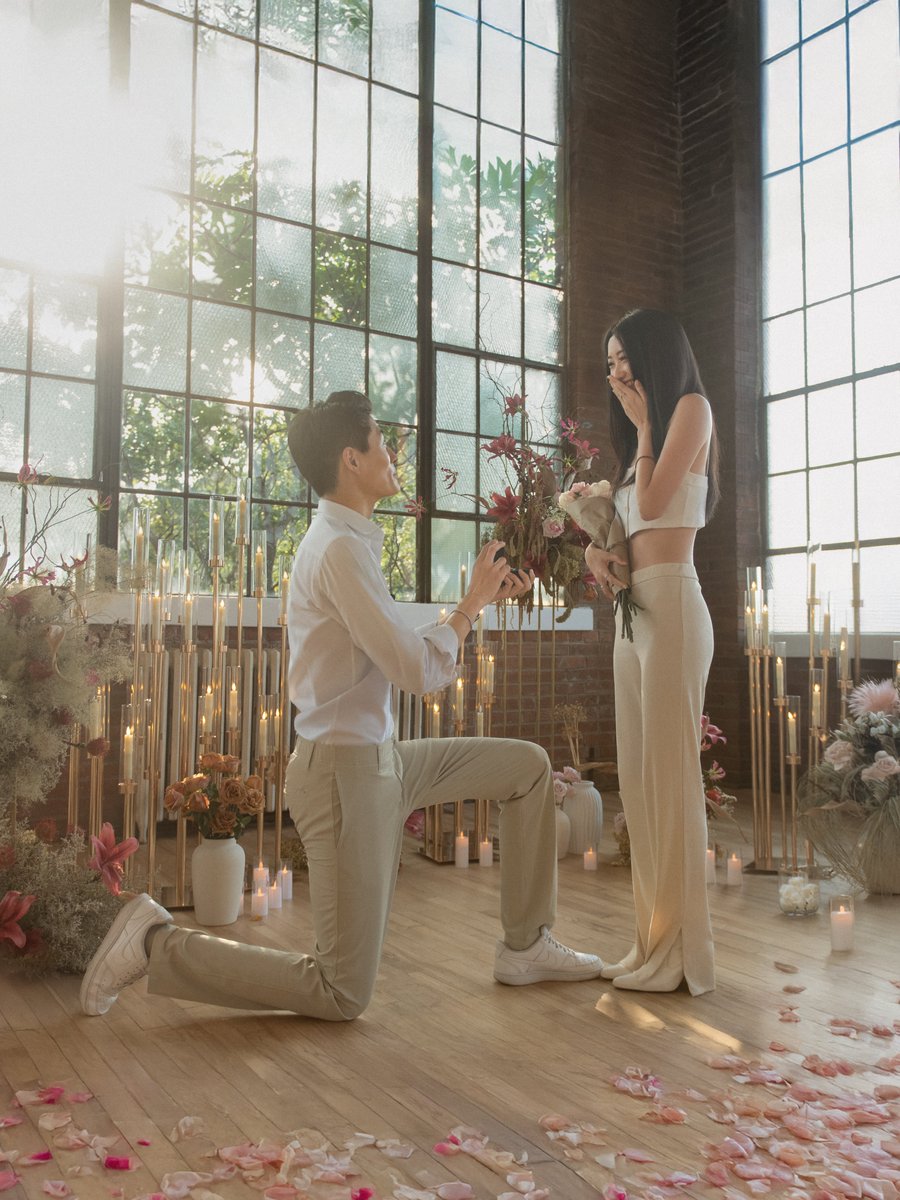 terry__he's tweet photo. SHE SAID YES!!! 🥳😭🙌🎉💛
11 years ago, Lisha told me about a hectic dream she had where I surprised proposed by singing "Love You More" by JLS.
We were only 2 months into dating, so she assumed I forgot (I remembered every detail 🫡😆)
Finally got to pull it off for her! 💛 https://t.co/0i8k4D1iDq