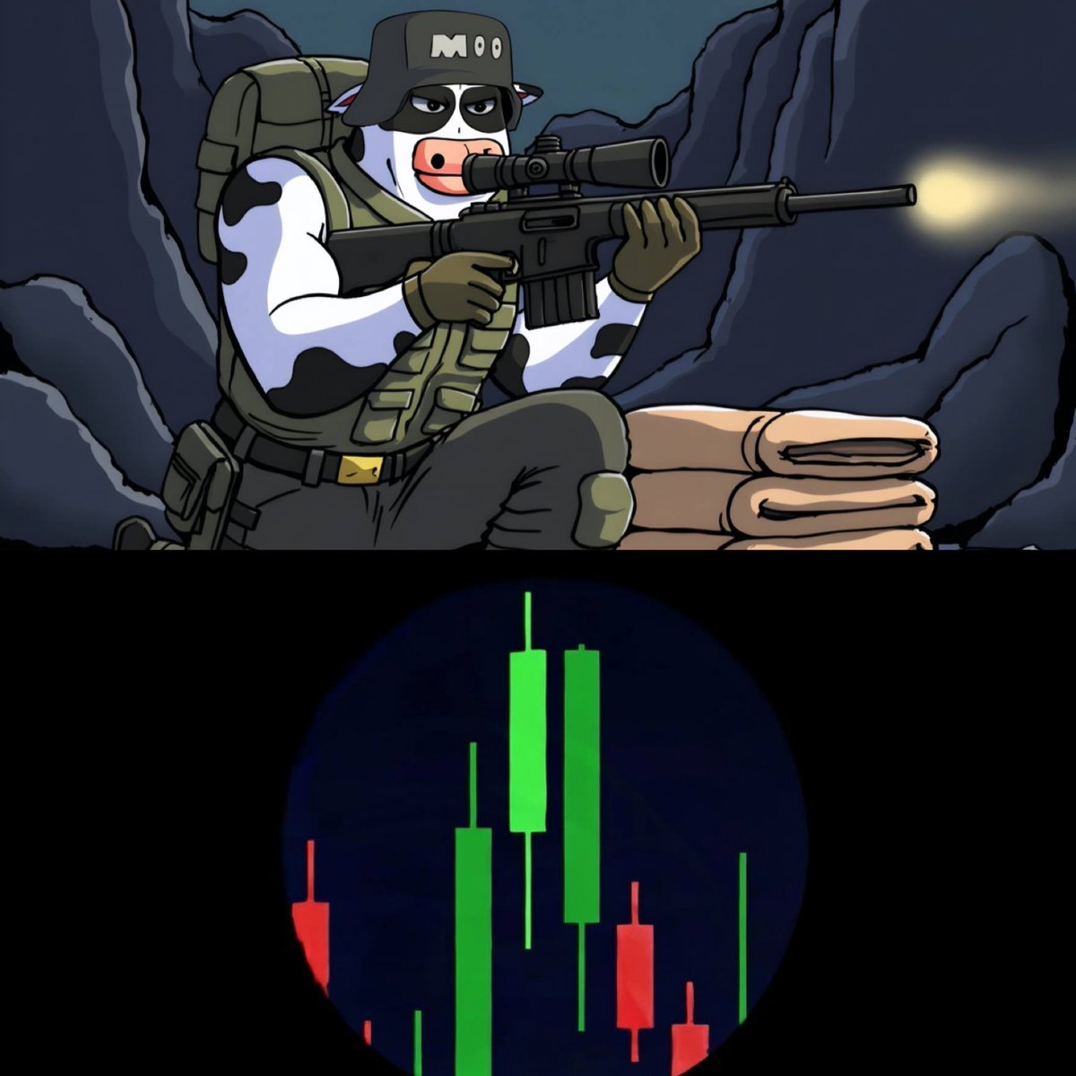 TheMooArmy's tweet photo. SNIPE 💚🔋💸📊🐮

#Bullish #BullRun2026 #BullishVibes #CryptoRevolution #CryptoAlpha https://t.co/R5VVY8rdOw