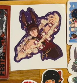 Quezeel's tweet photo. @violet_maven Found my guy! I don't think I have any of your stickers tho :( maybe you were already out? https://t.co/RqtzdYQfbv
