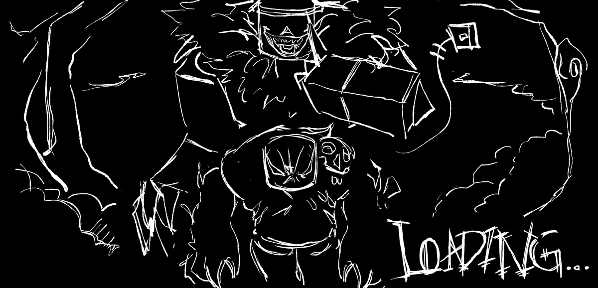 Prowl_Shine's tweet photo. My participation in: #ForsakenLoadingContest
(Try not to overload it with details and use a style quite similar to the original loading screens from #forsaken so as not to break its essence) 
@Forsaken_News
Roblox: ZeoliteEncore
Discord: prowl_shine https://t.co/E3BeeeqDkS