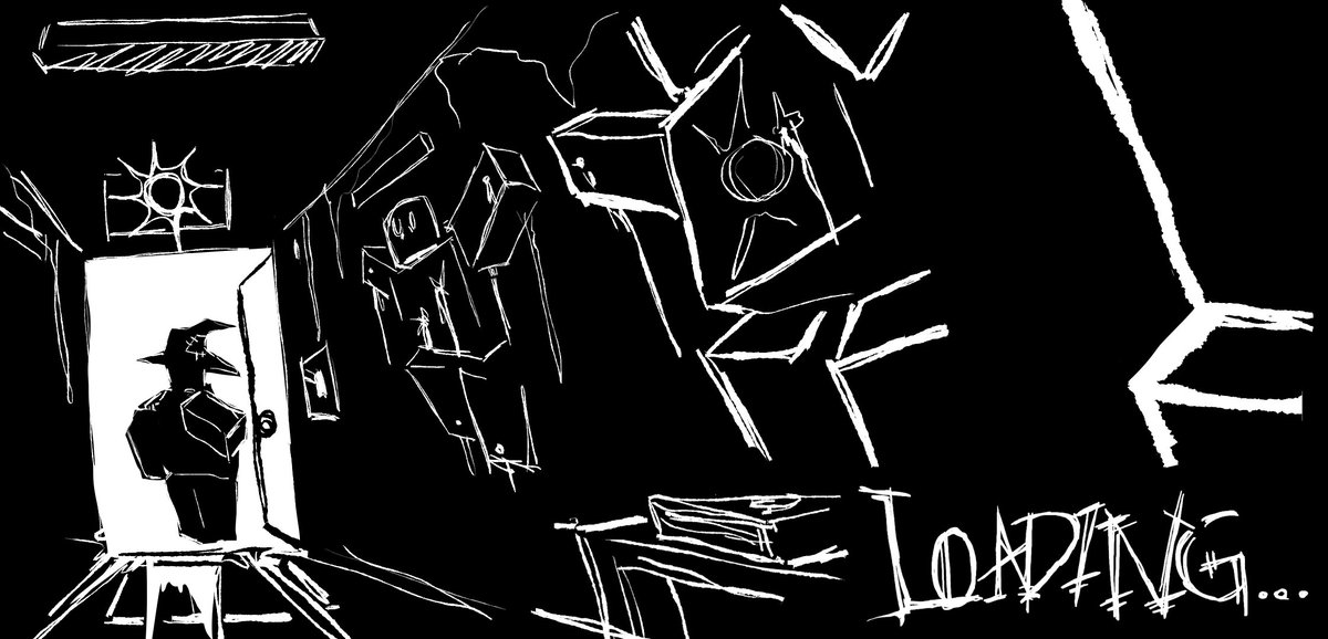 Prowl_Shine's tweet photo. My participation in: #ForsakenLoadingContest
(Try not to overload it with details and use a style quite similar to the original loading screens from #forsaken so as not to break its essence) 
@Forsaken_News
Roblox: ZeoliteEncore
Discord: prowl_shine https://t.co/E3BeeeqDkS