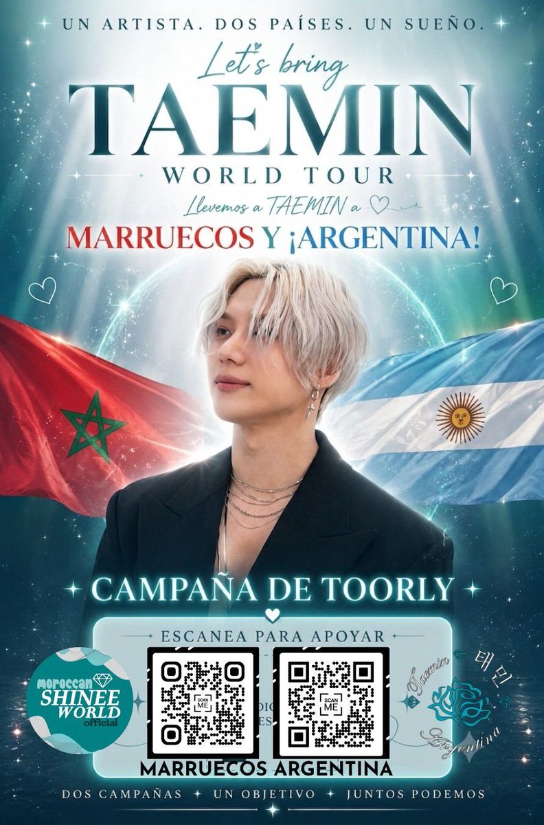 swmaofficial's tweet photo. @TaeminArgentina @TOORLY 💙 Two fanbases. One dream.
🇲🇦🤝🇦🇷
Every signature counts. Every fan makes a difference. 💙
🇲🇦 🔗 https://t.co/oVAZA1n1Fv
🇦🇷 🔗 https://t.co/LJM6vaWdsY
#TAEMIN #TAEMIN_WORLDTOUR #Toorly #LiminalTour
@Taemin_Xoalsox_ @TaeminArgentina @TOORLY https://t.co/pxyAdNJnip