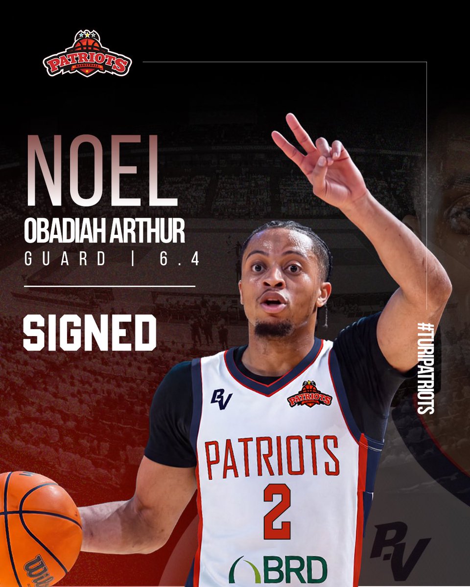 PatriotsBBCrw's tweet photo. Mutabazi is a Patriot 🔴⚫️

Welcome to the Patriots Family @obenoel 

#TuriPatriots #PatriotsNation https://t.co/4vRWiI50fu