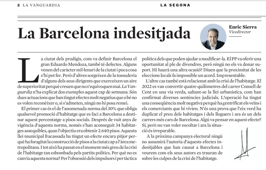 ednocmp's tweet photo. Té tota la raó!!!!!
@LaVanguardia @enricsierra https://t.co/zVFacwldWg