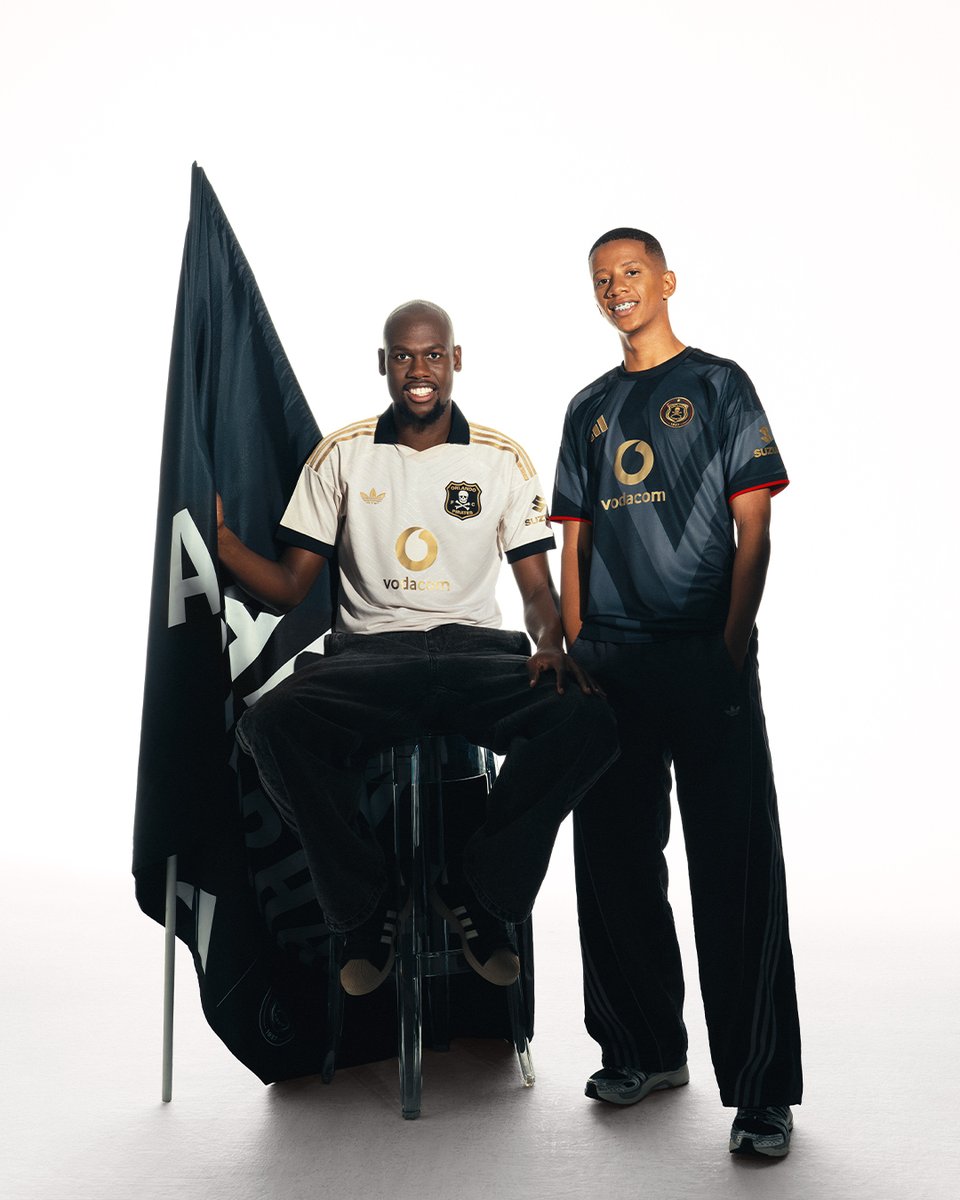 orlandopirates's tweet photo. Threaded in Gold✨

 A jersey written by generations, a tribute to where we come from, who we are, and where we are going. 

@orlandopirates 26/27 home and away jersey, available now 🔗 https://t.co/sIOguutmG9