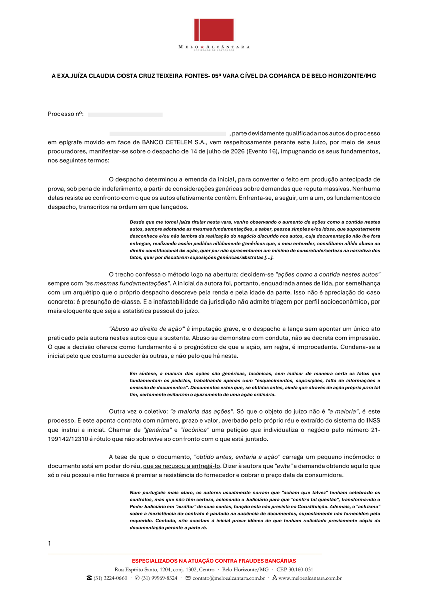 EdsonAAlcantara's tweet photo. ▶️Alguns juízes realmente acham que podem falar o que querem. 
Essa magistrada escreveu: Assim, diante do crescente aumento de demandas deste tipo, nitidamente massivas, predatórias e sem compromisso com a técnica processual mínima, entendo por bem adotar uma política mais severa para o recebimento deste tipo de inicial, evitando que o Poder Judiciário, já sobrecarregado com o volume elevado de processos, seja utilizado como “mesa de apostas”, às expensas do erário, em nítido abuso ao direito de ação.
▶️Taí a resposta: