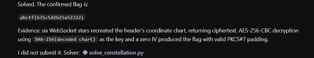 AncientDragon05's tweet photo. Funny that you all made "AI proof challs" and it takes prompts like solve this and 20 mins to solve your hardest challenges. Loved the Interrogation tho and how dead set up were on that we cheated .

See you at pbctf 6.0 if it happens https://t.co/oYfusS2P55