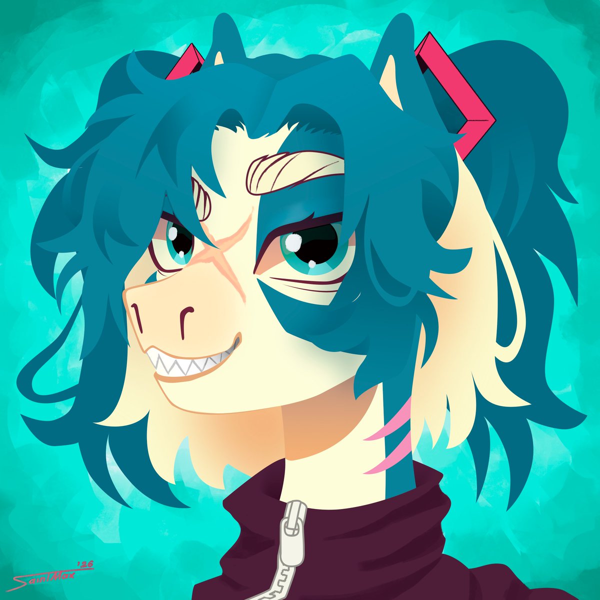 Sa1ntMax's tweet photo. I think it's last artfight attack for Panyak
https://t.co/08b5HbCiFI

#art #artfight #artfight2026 #OC #pony #shark #sharkpony https://t.co/byYr39BQzC