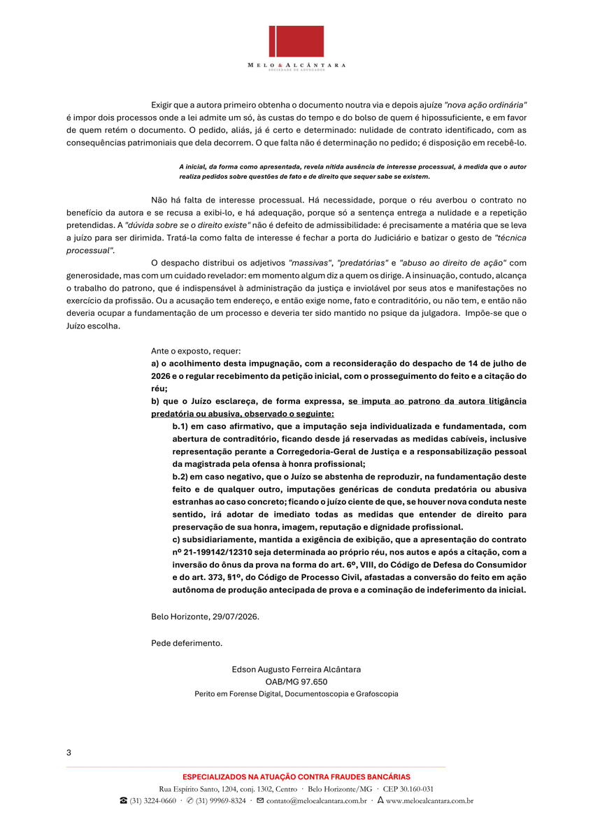 EdsonAAlcantara's tweet photo. ▶️Alguns juízes realmente acham que podem falar o que querem. 
Essa magistrada escreveu: Assim, diante do crescente aumento de demandas deste tipo, nitidamente massivas, predatórias e sem compromisso com a técnica processual mínima, entendo por bem adotar uma política mais severa para o recebimento deste tipo de inicial, evitando que o Poder Judiciário, já sobrecarregado com o volume elevado de processos, seja utilizado como “mesa de apostas”, às expensas do erário, em nítido abuso ao direito de ação.
▶️Taí a resposta: