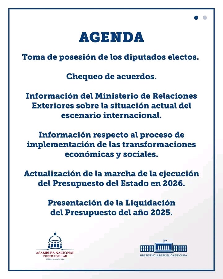 LuisAlbertRodr's tweet photo. Importantes temas en la mesa de nuestros diputados a la #ANPP que a nombre del pueblo deciden importantes cambios en lo económico y social para enfrentar y vencer el genocida bloqueo imperial.
#CubaEstáFirme.
#MatancerosEnVictoria.
@mariofsabines,
@CaridadPoey,
@NormaLlerenaPr1. https://t.co/I9mgQCFOso