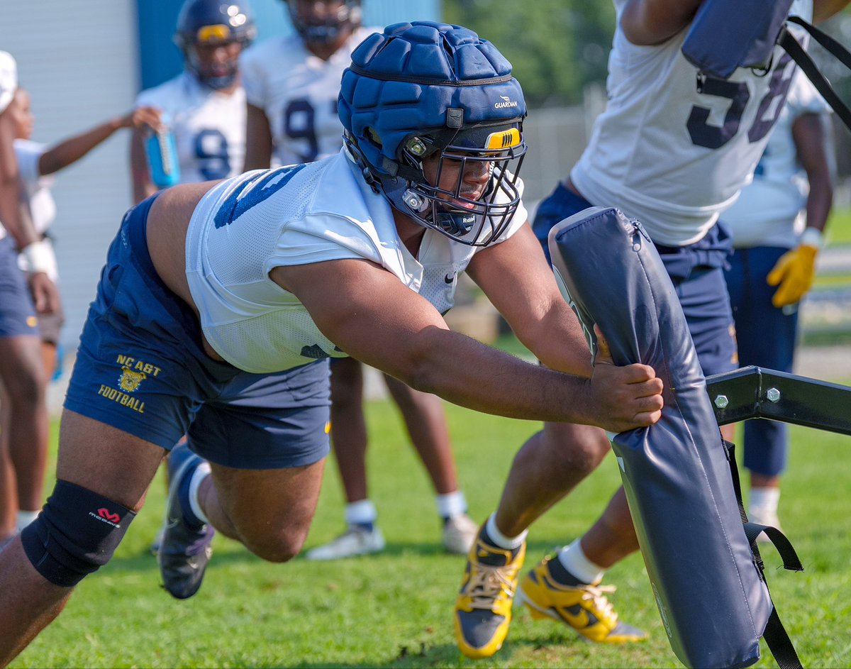 NCATFootball's tweet photo. RELENTLESS.
Day One.

#AggiePride | #PoundTheStone | #CAAFB https://t.co/7RNITJUR5h