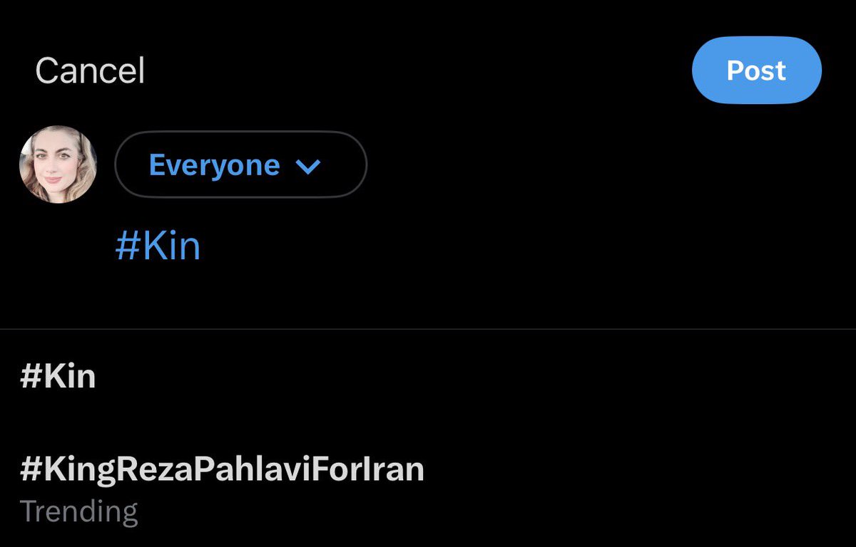 maryam_adeli's tweet photo. وقتی این هشتگ مون ترند میشه خوشحال ترینم
#KingRezaPahlavi‌ForIran 
لطفا خالی و‌ بتهایی هشتگ نزنید که اسپم محسوب میشه 
در ترند نگه داشتن هشتگ کوشا باشیم 
سپاسگزارم 🙏🙏🙏 https://t.co/Z3hOtnABZ4